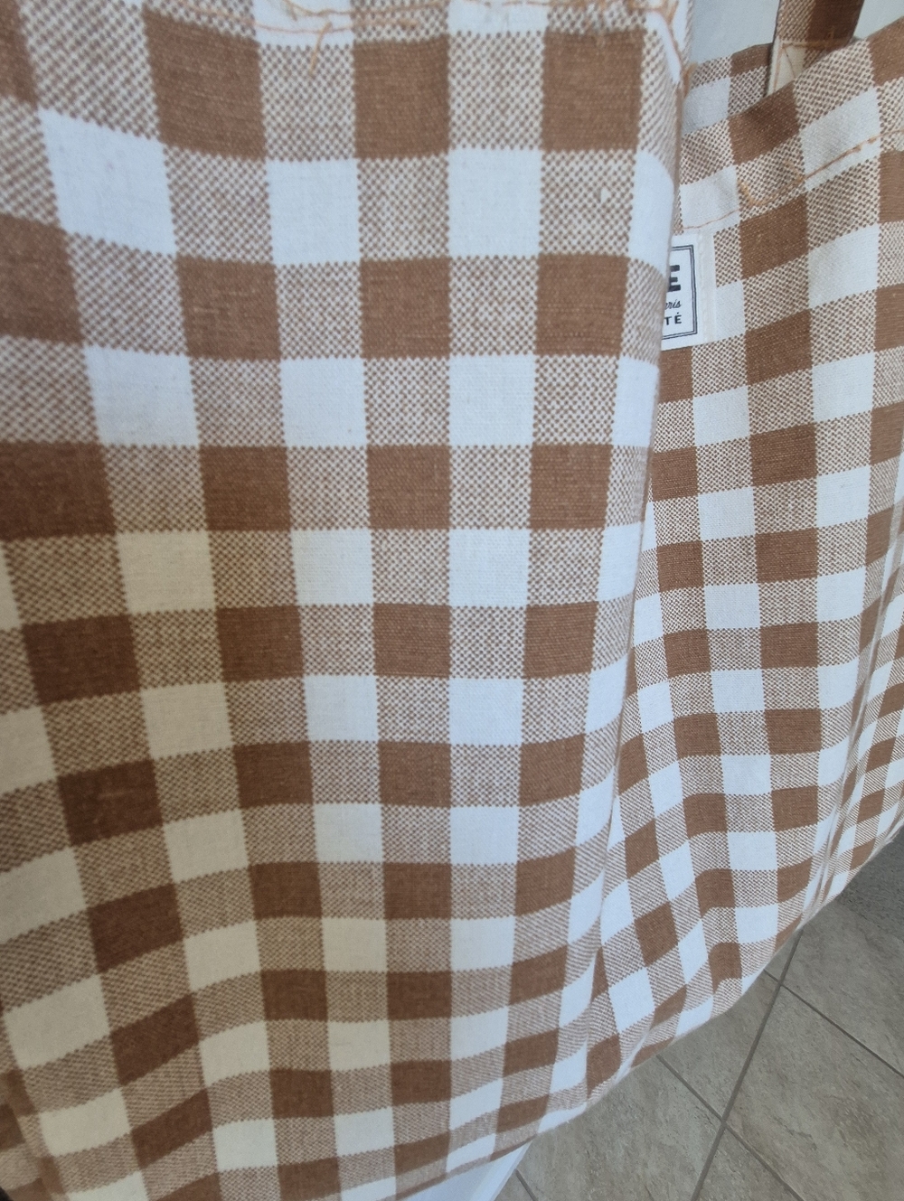 Sezanne Gingham Tote - Picture 9 of 13